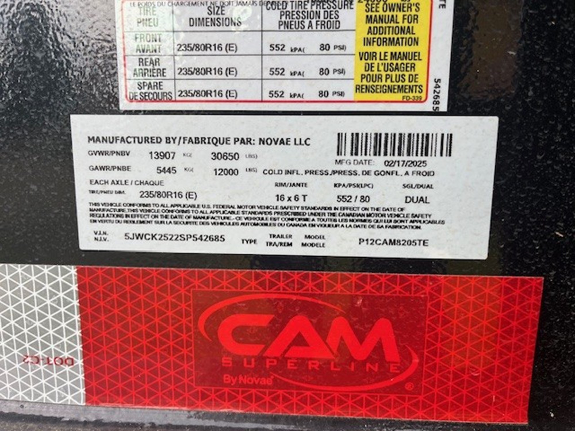 2025 Cam Superline P10CAM8205TE - image 1 of 5